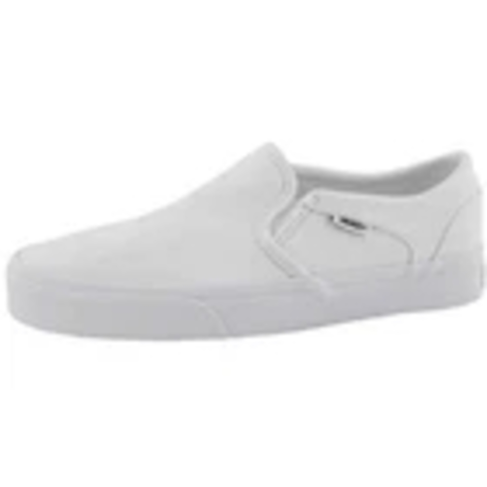 Size 6.5 - VANS Asher White Canvas Women